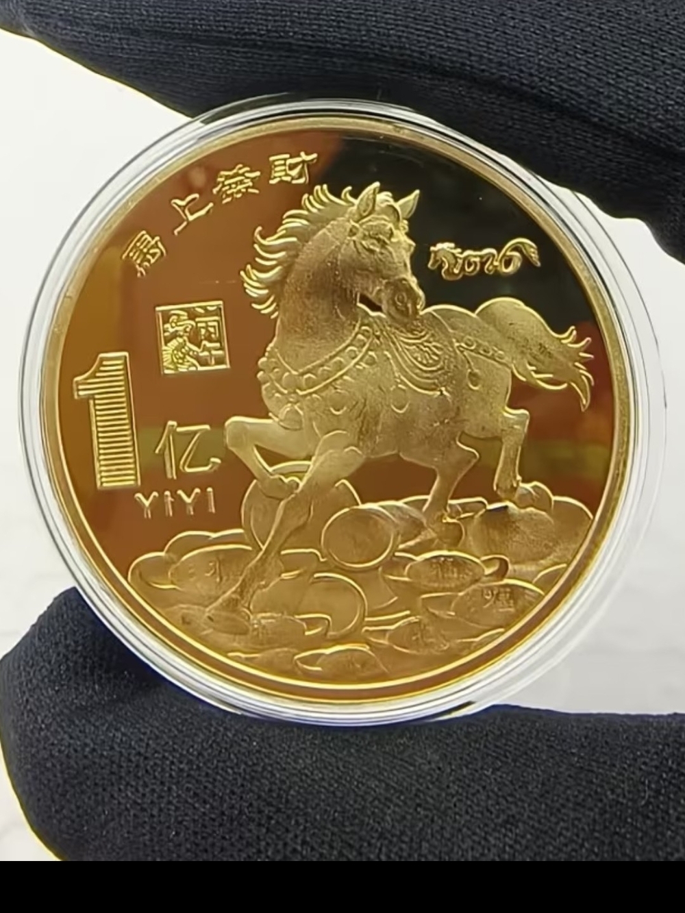 HORSE LUVERS CHINESE YEAR OF THE HORSE COLLECTABLE SEALED COIN